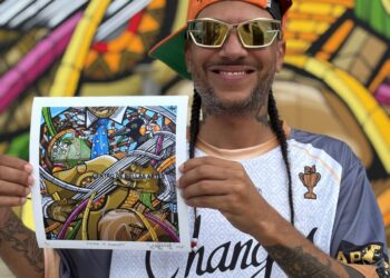 Artistas plásticos unen su talento en honor al bicentenario de Naranjito