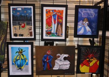 Niños y jóvenes de Fajardo hacen exposición de arte