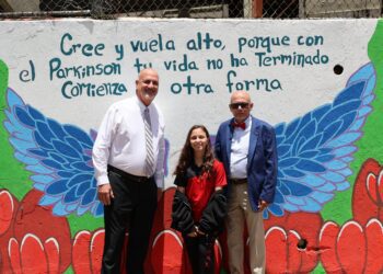 En Trujillo Alto el primer mural en honor a los pacientes de Parkinson