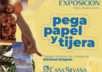 “Pega, Papel y Tijera”, collages de Edrimael Delgado Reyes en Casa Silvana
