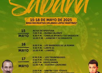 Sabana Grande revive sus tradicionales fiestas patronales en el área recreativa Orlando López Martínez