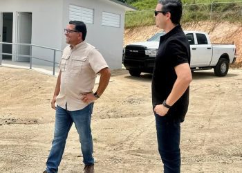 Alcalde de San Lorenzo recibe a Director Ejecutivo de ODSEC e inspeccionan Centro Resiliente