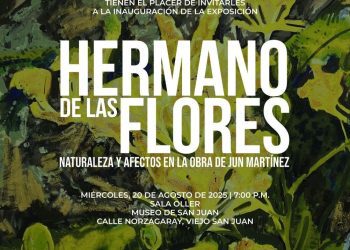 Museo de San Juan inaugura la exposición “Hermano de las flores: naturaleza y afectos” del artista Jun Martínez