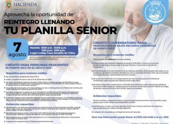 Municipio de Cidra y Departamento de Hacienda ofrecerán servicios gratuitos de planillas a adultos mayores