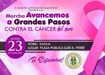 Municipio de Aguas Buenas invita a la ciudadanía a participar de la marcha “Avancemos a Grandes Pasos contra el Cáncer del Seno”