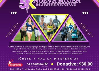 Hogar Nueva Mujer anuncia su primer 5k Libres y en Paz