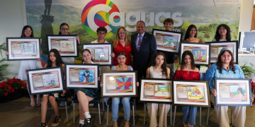 Caguas reconoce estudiantes participantes de su Calendario 2026 Estudiantes de escuelas públicas y privadas dibujaron inspirados en valores universales.