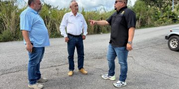 Inspección en escuela y carreteras de Adjuntas por la Cámara de Representantes