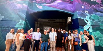 Aguada inaugura mural de gran escala en honor a su herencia taína