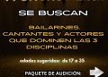 Casa productora anuncia audiciones para el musical Chorus Line