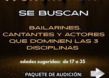 Casa productora anuncia audiciones para el musical Chorus Line