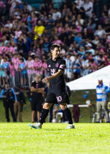 Messi y el Inter Miami desatan euforia colectiva en el Loubriel. Foto Nathan Colón Fuentes