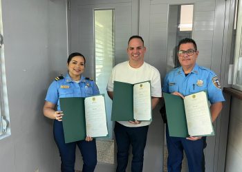 Reconocen a más de 300 policías estatales del Distrito 26