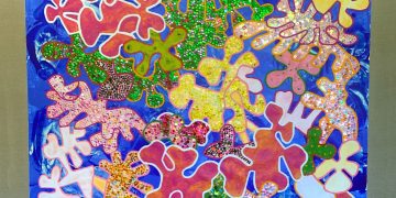 Santiago Flores Charneco planta su “Alegoría floral”   en la primavera de Petrus