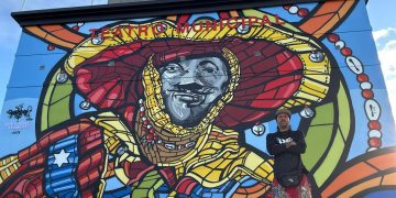 Completada la obra muralista inspirada en las Máscaras de Hatillo