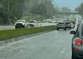 Carlo Acosta exige soluciones permanentes ante inundaciones en carretera PR-2 de Hormigueros