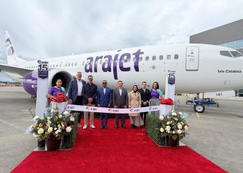 Arajet recibe de Boeing aeronave número 15 en Seattle bautizada “Isla Catalina”