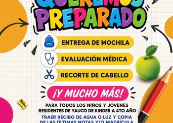 “Te Queremos Preparado” para el regreso a clases en el Municipio de Yauco