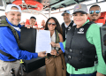 Gobernadora y secretario del DRNA impulsan la protección de los manatíes