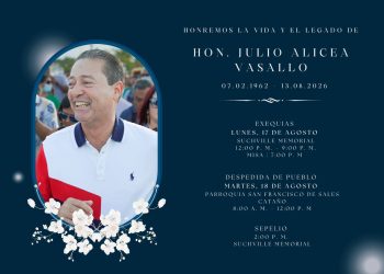 Familia y Municipio de Cataño anuncian exequias fúnebres del  alcalde Julio Alicea Vasallo