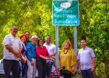 Oficialmente, ya la PR-140 lleva el nombre de  Maggie Guzmán Cardona