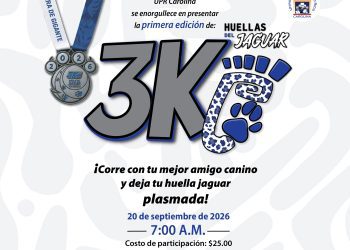 UPR en Carolina invita a la comunidad universitaria y a sus exalumnos a dejar su huella en el primer 3K “Huellas del Jaguar”