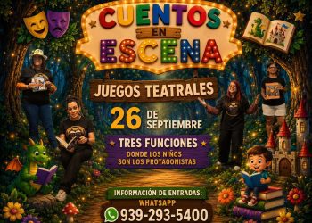 “Cuentos en Escena” lleva la literatura infantil al escenario con un festival de teatro, imaginación y participación familiar