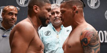 Juanma López y Orlando “Fenómeno” Cruz superan la báscula para “Noche de Campeones”