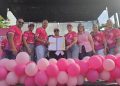 Multitudinaria marcha en Las Piedras une esfuerzos contra el cáncer de seno