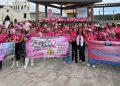 Decenas marchan en Ciales como parte de la lucha en contra del cáncer de mama