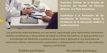 Centro de Destrezas Clínicas de la Escuela de Medicina del Recinto de Ciencias Médicas busca reclutar colaboradores para su Programa de Pacientes Estandarizados